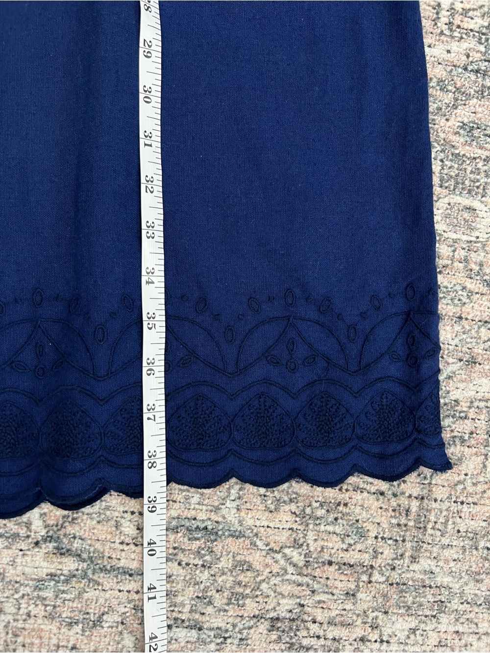Roller Rabbit x Target Linen Blend Wide Leg Pants Womens Medium Scallop Hem NWT - Picture 11 of 16